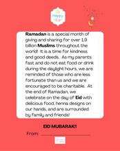 Load image into Gallery viewer, Baa the sheep Eid cards 12 set