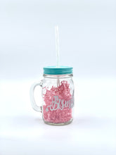 Load image into Gallery viewer, Bismillah latte glass w/ straw