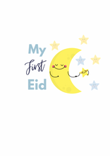 Load image into Gallery viewer, My first Eid onesie | Moon | 2024