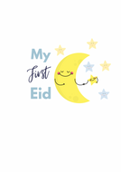 My first Eid onesie | Moon | 2024