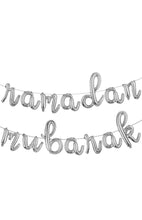 Load image into Gallery viewer, Ramadan Mubarak Ballon banner | cursive