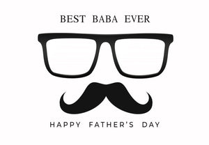 BEST BABA EVER Card| digital download