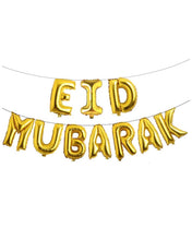 Load image into Gallery viewer, Eid Mubarak Balloon Banner
