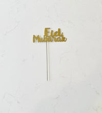 Load image into Gallery viewer, Eid Mubarak Cake Topper