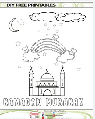 FREE Rainbow Ramadan Printable