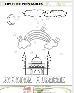 FREE Rainbow Ramadan Printable
