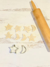 Load image into Gallery viewer, Crescent Star  Cookie Cutters
