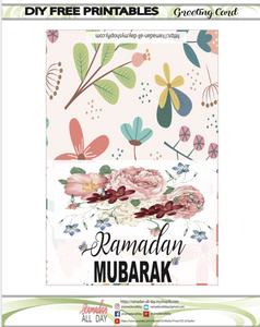 FREE Ramadan Card Printable