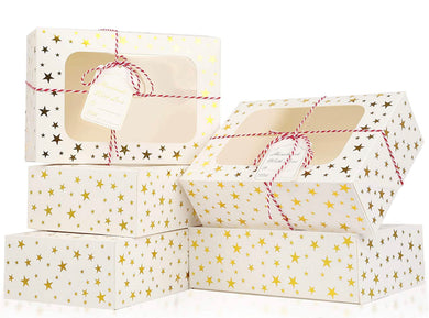 Star Foil Treat boxes | set of 4